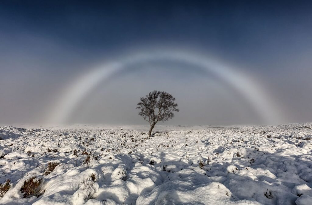 Fogbow, Rannoch Moor, Scotland. Glencoe photography tour and workshop