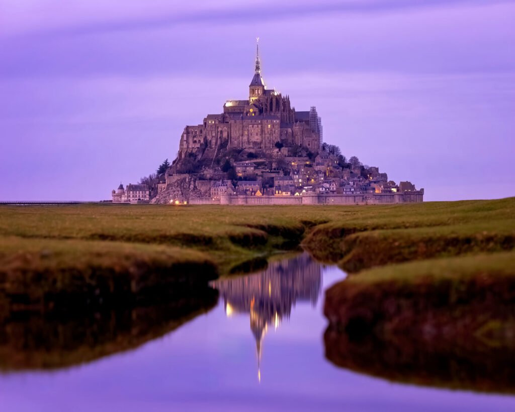 Mont Saint Michel in Normandy, northern France.