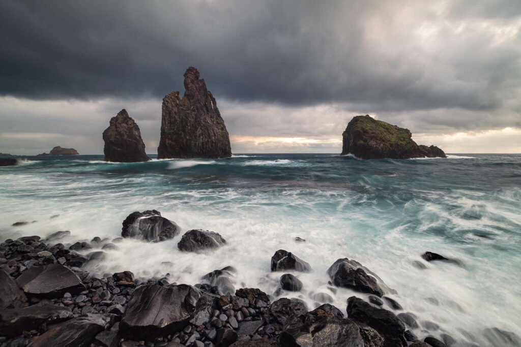 Ribeira da Janela beach, Madeira. Taken on our Madeira photography tour and workshop.