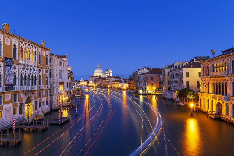 Venice during the blue hour