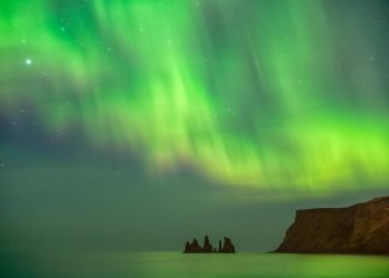 Aurora Borealis, Vik, Iceland